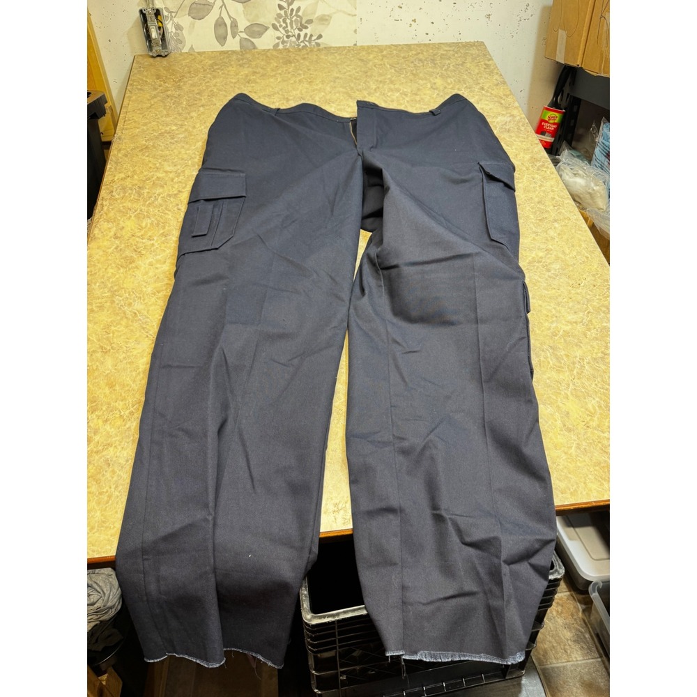 Red Kap Industries Mens Navy Blue Cargo Work Pants PT21NV 48x31 Utility Trousers